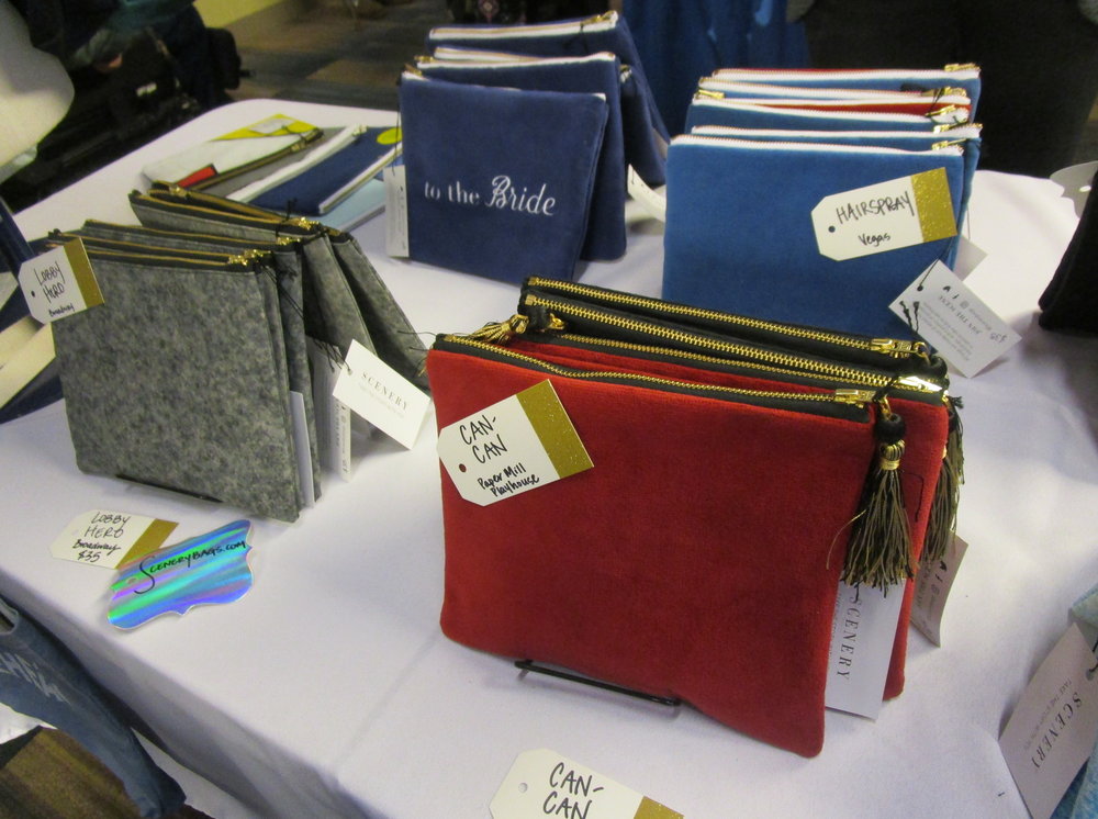 Scenery Bags booth at BroadwayCon. Photo credit: Lisa Granshaw